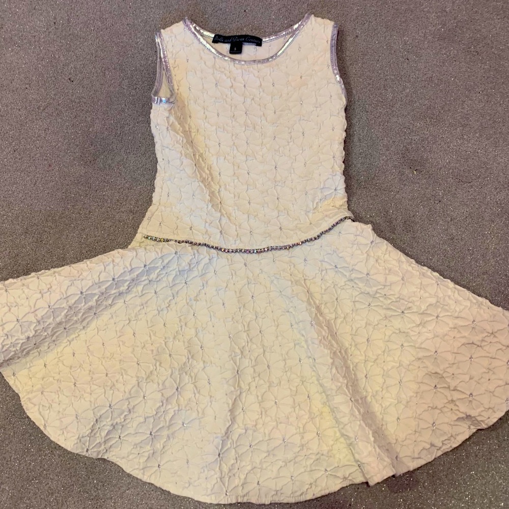 white dress w crystal embellishments